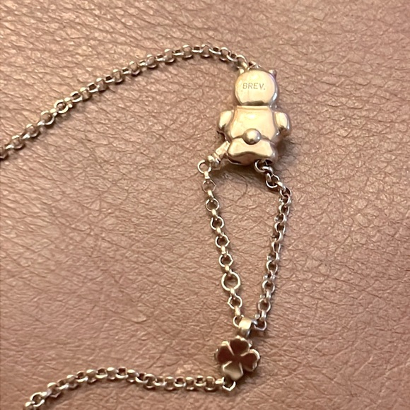 BREV 10KT SOLID GOLD RARE ADJUSTABLE TEDDY BEAR 🧸 GIRLS BRACELET - Picture 7 of 14